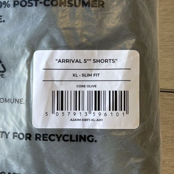 Gymshark ARRIVAL 5" SHORTS Slim Fit Core olive green size‎ XL NWT in packaging - Picture 6 of 6